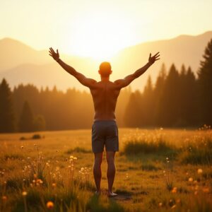 Flux_Dev_A_fit_confident_person_standing_barefoot_on_a_meadow__2